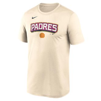 Nike San Diego Padres City Connect Team Phrase Script Nike Mens Dri-FIT MLB T-Shirt in Brown | NKGK15APYP-TG9