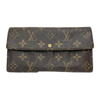 Louis Vuitton Pre-owned Wallets, female, Brown, Size: ONE SIZE Pre-owned Portefeuille Sarah Monogram Long Wallet