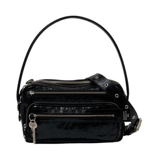 Acne Studios Shoulder Bags, female, Black, Size: ONE SIZE Camero Party Shoulder Bag