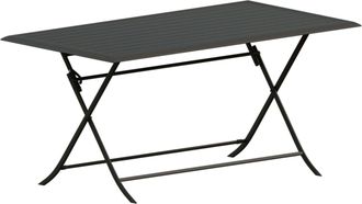 Hesperide Hesperide - Mesa De Jard&iacute;n Rectangular Plegable Azua Antracita - 6 Plazas - Hesp&eacute;ride