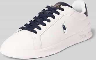 Polo Ralph Lauren Low Top Sneaker aus echtem Leder Modell HERITAGE COURT II in Weiss, Gr&ouml;&szlig;e 37