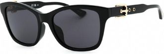 Moschino Sunglasses Square Full Rim, Black Frame And Grey Lens Mos149/f/s0807Ir