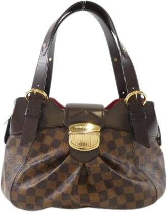 Louis Vuitton Pre-owned Handbags, female, Brown, Size: ONE SIZE Pre-owned Sistina Damier Bag