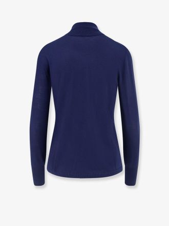 Aspesi Virgin Wool Turtleneck Sweater - Blue