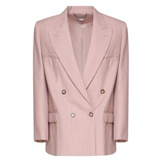 Stella McCartney Blazers, female, Pink, 3XS, Oversized Blazer