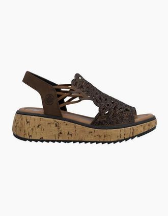 Rieker Womens Rieker V1765-24 in Brown