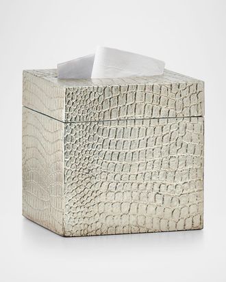 Labrazel Crocodile Silver Tissue Cover