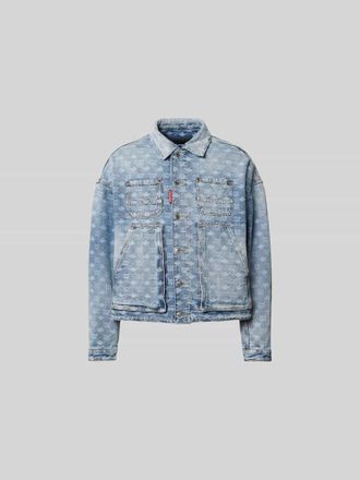 Dsquared2 Jeansjacke aus reiner Baumwolle in Jeansblau, Gr&ouml;&szlig;e 48