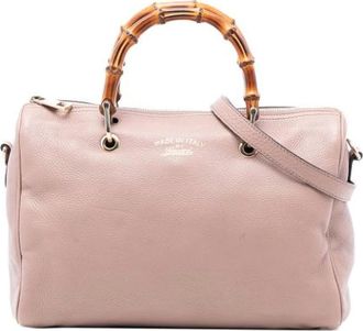 Gucci Pre-owned Bamboo Satchel - - Pre-owned - Donna - Rosa - ONE SIZE