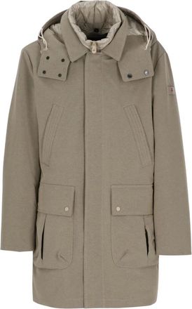 Peuterey Gewatteerde jas - Heren - Parka Jassen - Beige - L - Jassen