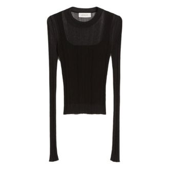 Sportmax Dames, Tops, Zwart, Maat: M Viscose