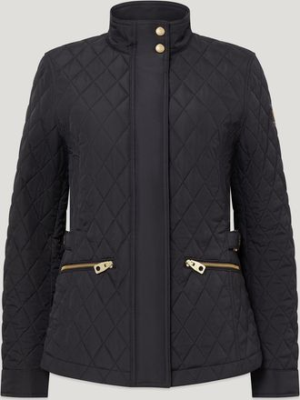 Belstaff Maya Jacket Womens Quilted Recycled Nylon Black Size UK 10