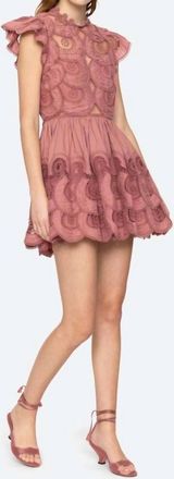 Sea New York Drea Mini Dress In Rose