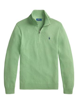 Polo Ralph Lauren Maglione con mezza zip - Verde