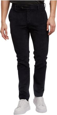 Brooks Brothers Katoenen Corduroy Broek - Heren - Slim Fit Broeken - Blauw - W42 - Katoen - Broeken