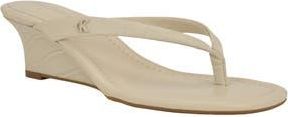Calvin Klein Maggy Wedge Slide Sandal in Off White at Nordstrom Rack, Size 8.5