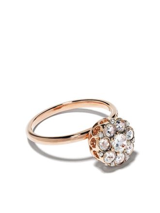 Selim Mouzannar Anello Beirut in oro rosa 18kt con diamanti