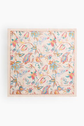 H&M Bedrucktes Tuch - Beige