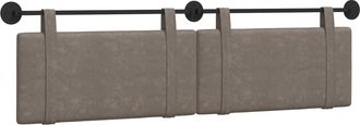 vidaXL Cabecero Colgante Gris Pu Antiguo Vidaxl
