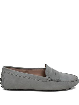 Tod's penny-detail loafers - Grey