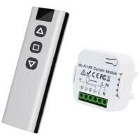 OEM Kit De Control Inal&aacute;mbrico Para Persianas Enrollables: Controla El Motor De La Persiana Enrollable Mediante Mando A Distancia Rf + M&oacute;dulo Receptor, Al