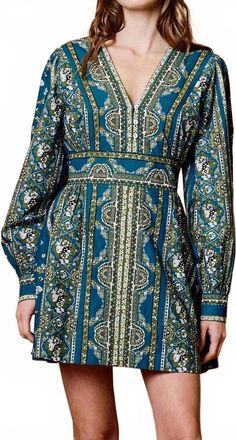 Cleobella Rosalind Mini Dress In Fioren Print