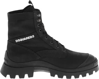 Dsquared2 Black Combat Boots
