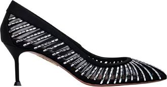 Aquazzura Womens Passions Crystal Pumps, Brand Size 36 ( US Size 6 )