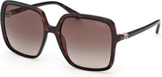 Guess Vierkante Zonnebril - Dames - Zonnebrillen - Bruin - 57 MM - Accessoires