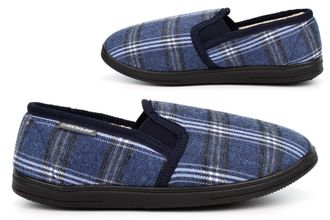Generic Mens Carpet Slippers Size 6 Boys Slipper Size 11 Mens Slip On Slippers Slip On Slipper Thermal Sizes 6-12 Navy 12 UK