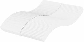 vidaXL Colchón de espuma dureza H2 H3 blanco 140x210 cm vidaXL