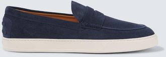 Tod's Suede penny loafers