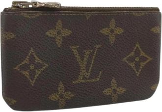 Louis Vuitton Pre-owned Canvas Portemonnee - Dames - Vintage Accessoires - Bruin - ONE Size - Vintage