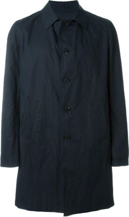 Lardini classic buttoned coat - Blue