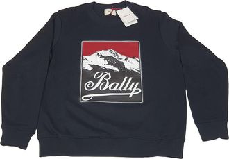 Bally 6301180 Black Mountain Graphic Sweatshirt