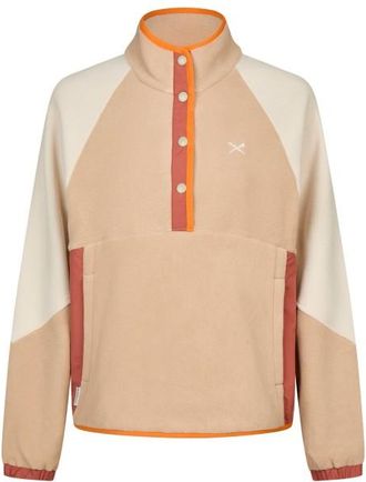 Iriedaily Holina Mix Troyer Fleecepullover f&uuml;r Damen | beige