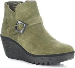 FLY London Yort Wedge Bootie in Aspen at Nordstrom Rack, Size 10-10.5Us / 41Eu