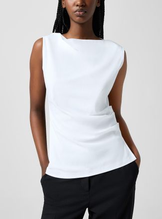 BOSS Womens Jersey draped top