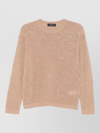 Fabiana Filippi knitwear crew neck long sleeve sweater