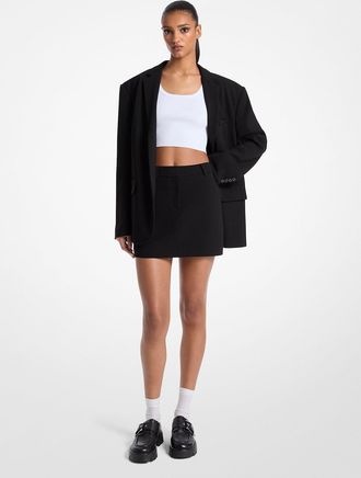 Michael Kors Crepe Mini Skirt