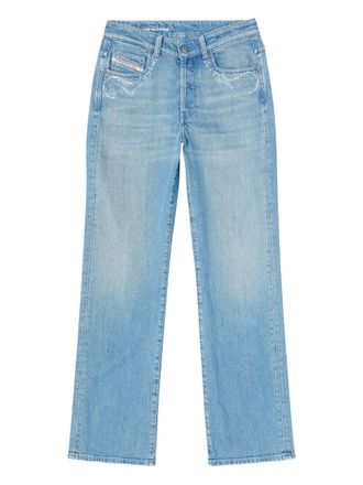Diesel 1971 D-Sent-S1 micro stones-embroidered jeans - Blue