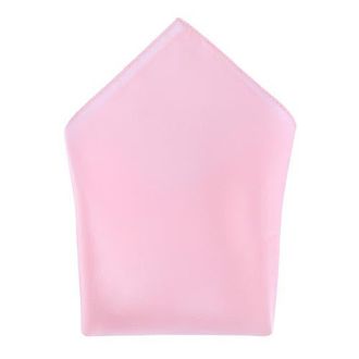 Trafalgar Store Sutton Solid Color 13 Inch Silk Pocket Square in Pink at Nordstrom
