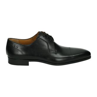 Magnanni Heren Zakelijke Lage Schoenen in Zwart - Heren - Nette schoenen - Zwart - 46 EU - Leer - Schoenen