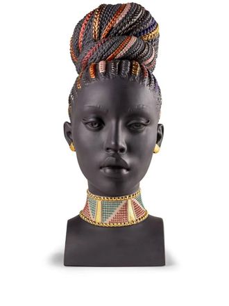 Lladro Africani porcelain sculpture - unisex - Porcelain - OS - Black