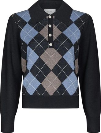 Neo Noir Tops, Dames, Blauw, 2Xl, Polo Shirts