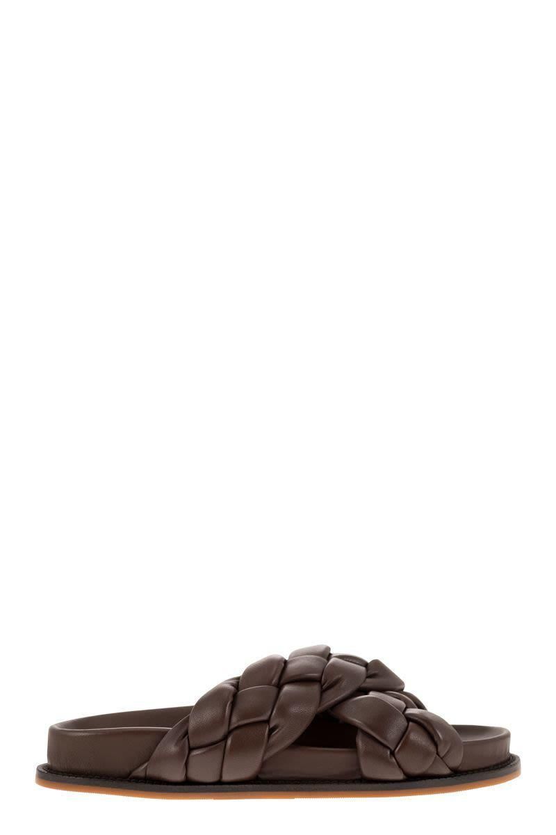 サンダル・ミュール FABIANA FILIPPI Leather flip-flops Leather flip-flops サンダル・ミュール FABIANA FILIPPI