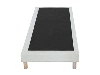 VENTE-UNIQUE.COM Somier tapizado tela beige