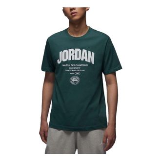 Nike Jordan Air Jordan Sport Dri-FIT Graphic T-Shirt Asia Sizing Oxidized Green FZ1926-366