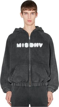 Misbhv Zip-throughs, male, Black, Size: XS Community Zipped Hoodie