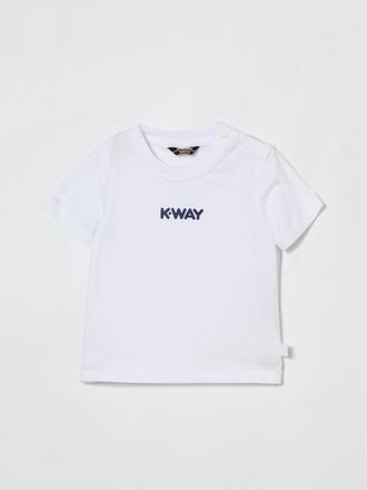 K-Way T-shirt in cotone con logo K-way